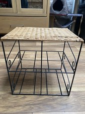 Wrought iron wicker for sale  IPSWICH