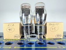 Par Correspondente RCA e Philco Tipo 45 Testado Bom Tubo, usado comprar usado  Enviando para Brazil