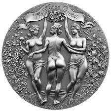 Usado, Beleza Celestial – Moeda de Prata Três Graças 1 Quilo 2022 Por Bullion Club comprar usado  Enviando para Brazil