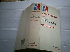 Collectif dictionnaire proverb d'occasion  Auch