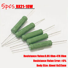5 peças divisória de alto-falante RX21-10W resistor cruzado fio-ferida: 0,05 Ohm-47K Ohm, usado comprar usado  Enviando para Brazil