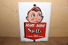 Placa de metal porcelana em relevo vintage Spiffy Cola Soda Pop loja geral comprar usado  Enviando para Brazil