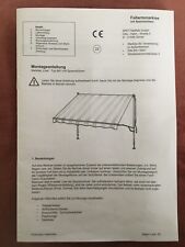 Spettmann klemmmarkise line gebraucht kaufen  Eschwege