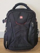Mochila para laptop SWISSGEAR profissional com fio preta para caminhadas ao ar livre digitalização tecnologia inteligente comprar usado  Enviando para Brazil