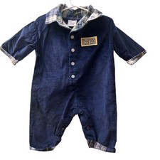 Macacão vintage California Golden Bears bebê 3-6 meses azul unissex comprar usado  Enviando para Brazil