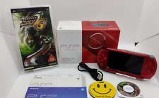 Console Sony PSP-3000 vermelho novo carregador de bateria Sony região livre 32GB + jogo na caixa comprar usado  Enviando para Brazil