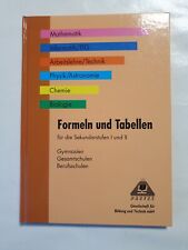 Formeln tabellen sekundarstufe gebraucht kaufen  Burgstädt