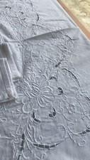 Nappe blanche ancienne d'occasion  Carry-le-Rouet