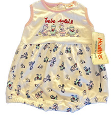 Romper bolha vintage Healthtex 6 MOS meninas meninos francês Bebe Soleil novo com etiquetas comprar usado  Enviando para Brazil