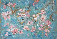 ölbild gemälde blumen gebraucht kaufen  Stuttgart