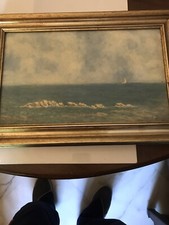 Quadro firmato paesaggio usato  Napoli