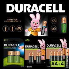 Duracell rechargeable batterie for sale  UK