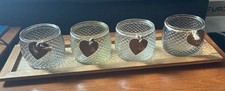 Glass empty candle for sale  HUNTINGDON