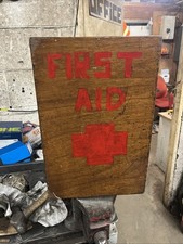 wooden aid box for sale  BATLEY