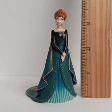 Disney Store Frozen II 2 bonecos de PVC enfeite de bolo vestido verde Anna, usado comprar usado  Enviando para Brazil