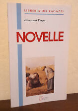 Giovanni verga novelle usato  Olgiate Molgora