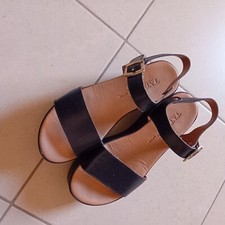 Sandalo donna nero usato  Cagliari
