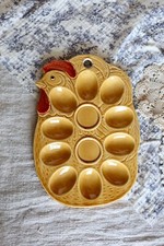 Vintage earthenware egg d'occasion  Expédié en Belgium