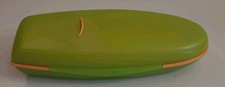 Tupperware Organizador Caixa de Lápis Maquiagem Verde e Laranja Barco Artesanal Multiuso comprar usado  Enviando para Brazil