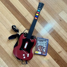 Controle Gibson para guitarra Sony PS2 Guitar Hero com fio e jogo GH II - Octano vermelho comprar usado Controle Gibson para guitarra Sony PS2 Guitar Hero com fio e jogo GH II - Octano vermelho comprar usado  Enviando para Brazil