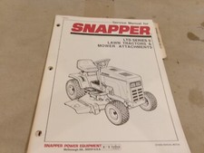 Snapper service manual for sale  Jasper