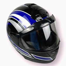 Capacete de motocicleta ZEUS, azul preto, prata, usado, tamanho DOT XL 61 CM peso 51 GM comprar usado  Enviando para Brazil