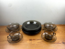 Vintage arcoroc brown for sale  SCARBOROUGH