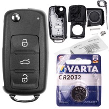 REPAIR Klapp Schlüssel Gehäuse für VW Golf UP Polo T5 Caddy Tiguan Beetle EOS comprar usado  Enviando para Brazil