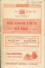Bradshaw british railways for sale  ARDROSSAN