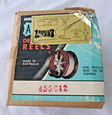 Carretel de pesca Alvey 455 C12 sidecast em alto mar feito na Austrália novo caixa aberta comprar usado  Enviando para Brazil