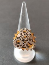 Steampunk anello regolabile usato  Italia