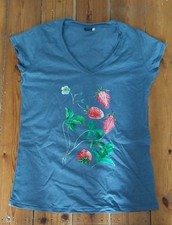 Shirt erdbeeren blau gebraucht kaufen  Hamburg