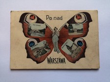 Poland ,old rare butterfly postcard of Warszawa na sprzedaż  Wysyłka do Poland