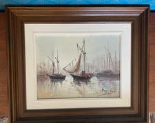 Huile toile marine d'occasion  Baillargues