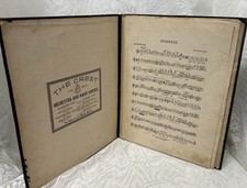 The Crest Orchestra And Band Cover 1880’s 1902 Mandolina Partituras Tapa Dura segunda mano  Embacar hacia Mexico