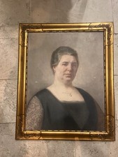Portrait huile toile d'occasion  Bonnières-sur-Seine