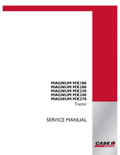 Manual de serviço para trator Case IH Magnum MX180,MX200,MX220,MX240,MX270 7-85709, usado comprar usado  Enviando para Brazil