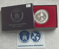 1987 Tenth Pan American Games 1 Oz .999 prata redonda por SilverTowne L2 comprar usado  Enviando para Brazil