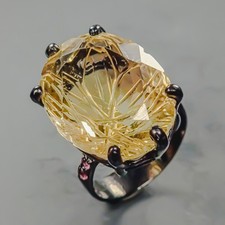 Anel antigo 29 ct anel de quartzo limão natural prata esterlina 925 tamanho 7 /R427003 comprar usado Anel antigo 29 ct anel de quartzo limão natural prata esterlina 925 tamanho 7 /R427003 comprar usado  Enviando para Brazil