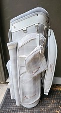 Bolsa de golfe Nike cinza vazia xadrez lotes de bolsos média leve para 11 tacos comprar usado  Enviando para Brazil