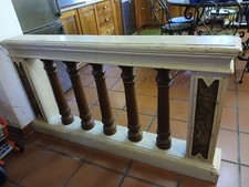 Balaustra legno laccata usato  Italia