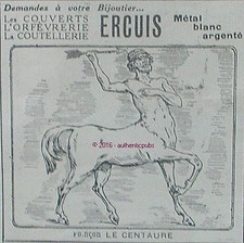 Publicite ercuis orfevrerie d'occasion  Cires-lès-Mello