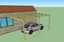 Pergola addossata 4x6 usato  Padova