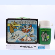 Lancheira de metal Addams Family #1 1974 King-Seeley vintage com garrafa térmica comprar usado  Enviando para Brazil