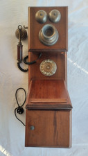 Antico telefono legno usato  Aielli