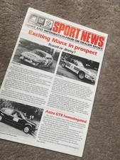 Vauxhall dealer sport for sale  LISKEARD