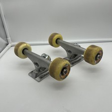 Caminhões de skate Krux Hollow 8" prata com rodas OJ Far Out Uretano 52mm comprar usado  Enviando para Brazil