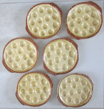 Ensemble assiettes escargots d'occasion  Argenton-sur-Creuse