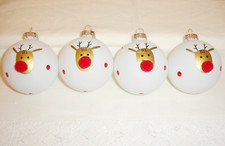 Glass christmas decorations for sale  UK