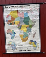 Schulwandkarte afrika 1963 gebraucht kaufen  Hürth